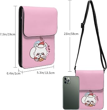 Amazon | [長野原] スマホポーチ ちいかわ モモンガ スマホバッグ ミニ